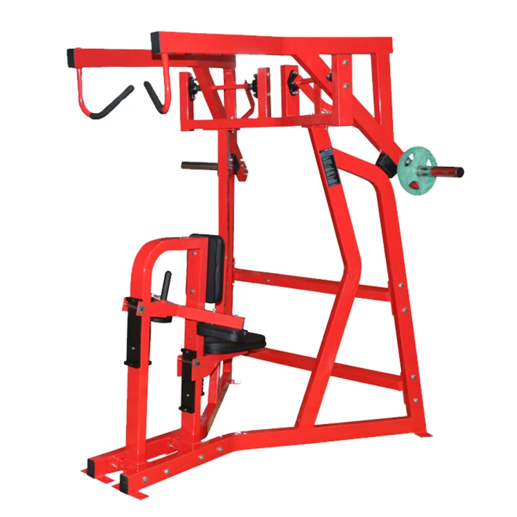 Fitness equipment body building gym high row machine for sale