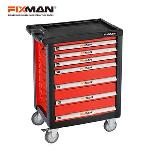 Fixman New Design Cheap 7 Drawer tool cabinet with tools tool trolley