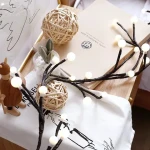 Flexible Branch Tree Lights Led Indoor Outdoor Decoration For Home Room Decor Lights Rattan Creative Lamp Motif Ornament