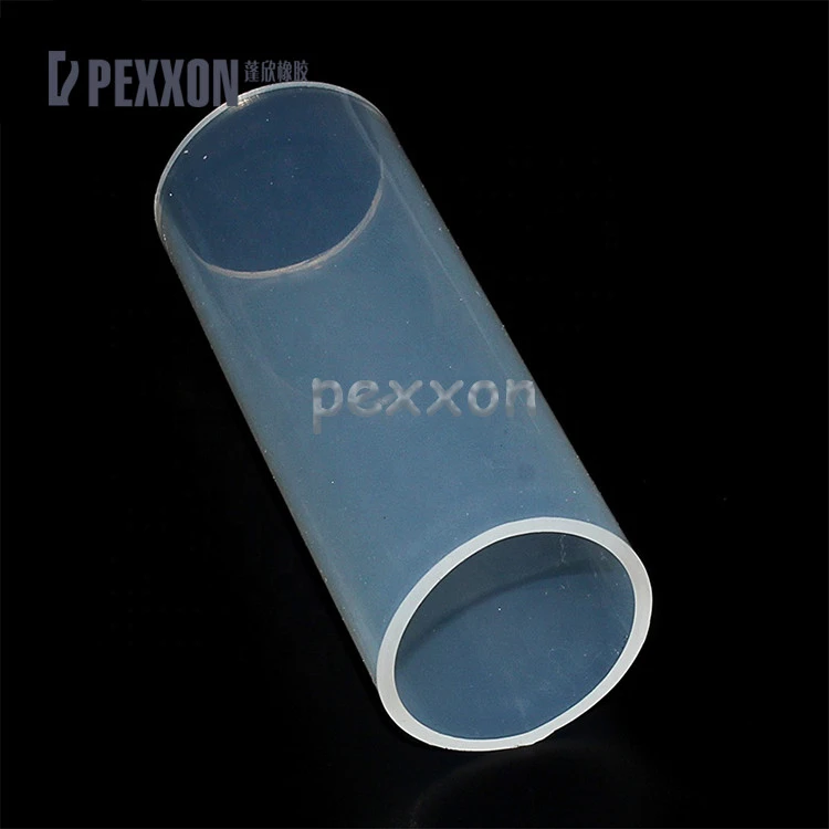 Flexible Platinum Clear Colored Big Large Diameter Inflatable Silicone Rubber Tube Hose