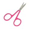 FOCSTAR Mini Stainless Steel Colorful Beauty Scissors Pink Yellow Blue Rainbow Rose Gold Eyebrow Scissors