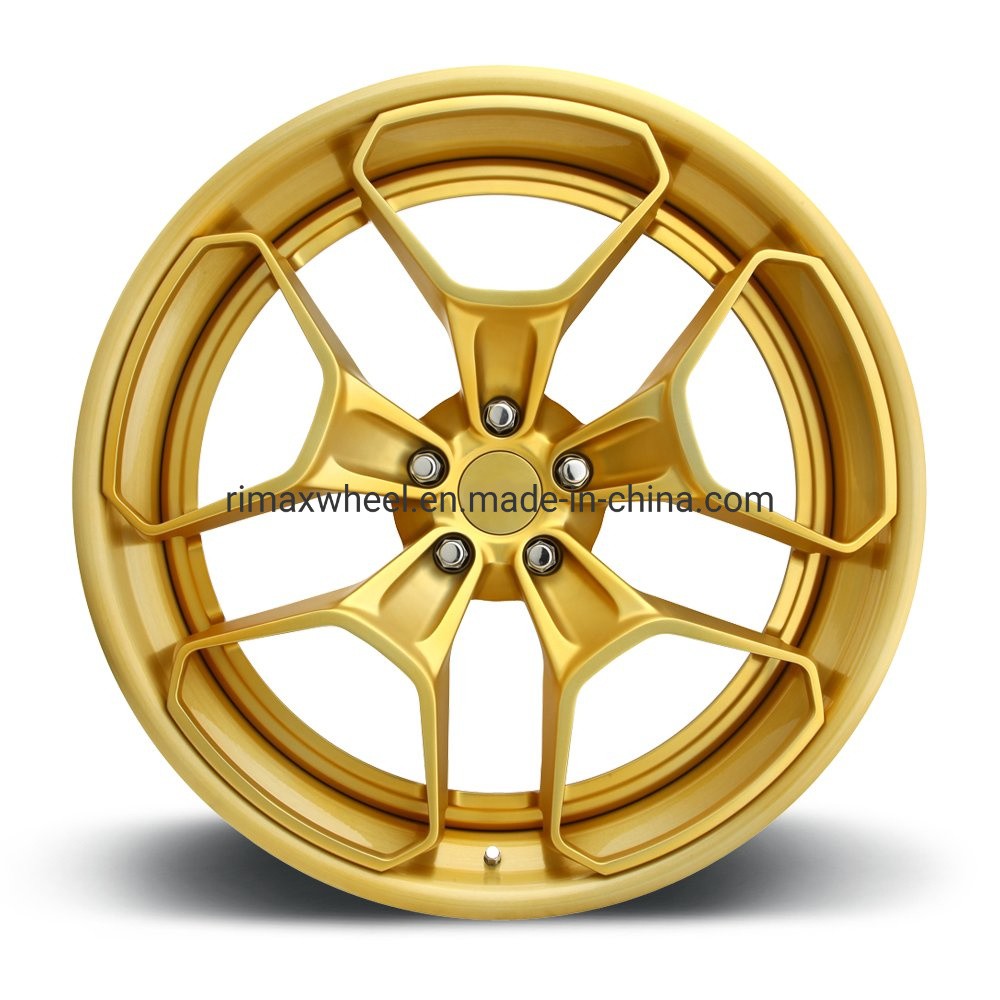 Forged Alloy Wheels Made by 6061-T6 Aluminum Fit for Luxury Car Rims