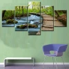 Frame Canvas Painting 5 Panel Wall Art Painting Modern Home Decor Picture For Living Room dropship