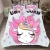 Import FREE shipping to USA 3D print unicorn bedding set duvet cover set pillowcase from China