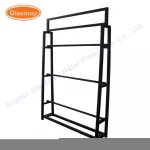free standing wallpaper fabric rug metal display rack and stand fabric roll storage