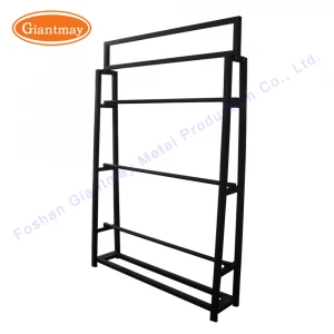 free standing wallpaper fabric rug metal display rack and stand fabric roll storage
