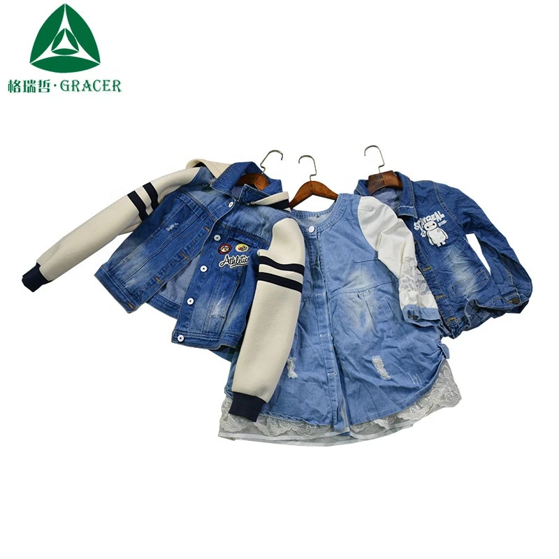 Free Used Clothes in Bales Used Denim Jacket Second Hand Clothing Angola