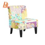 French coffee shop age leather restaurant chair accent leather cafe chair
