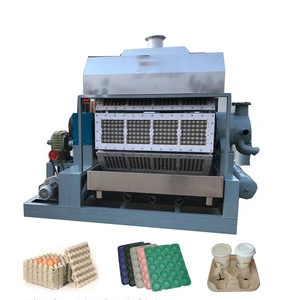 Full automatic pulp molding machine price Paper egg crate making machine Making egg tray