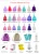 Import Furuize 100% Medical Silicone Woman Menstruation Copa Menstrual Cup from China