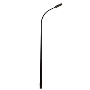 Galvanized solar street lighting pole /street lamp post with single arm