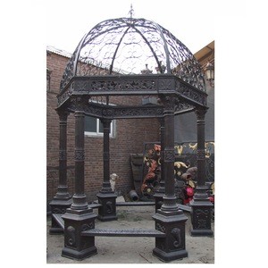 Garden round top cast iron gazebo for sale