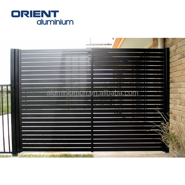 gate designs for homes in square tubes/ aluminum farm gates Double Swing Gate(China Manufacturer)