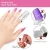 Import Gel Nail Polish Remover, 200 pcs Nail Foil Wraps Soak Off Gel Remover with 1 Pcs Cuticle Pusher with box from China