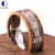 Import Gentdes Jewelry Custom Wedding Whisky Wood And Antler Wood Inlay Titanium Bands from China