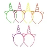Genya plastic unicorn hairband plastic hairband for girls birthday party hair accessories for kids