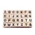 Import Get $1000 coupon custom wooden box wood letter number rubber stamp for kids from China