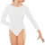 Import Girl&#39;s Long-Sleeve Dance Leotard.55% Cotton, 37% Polyester, 8% Elastane; Front Liner: 100% Polyester. from Pakistan