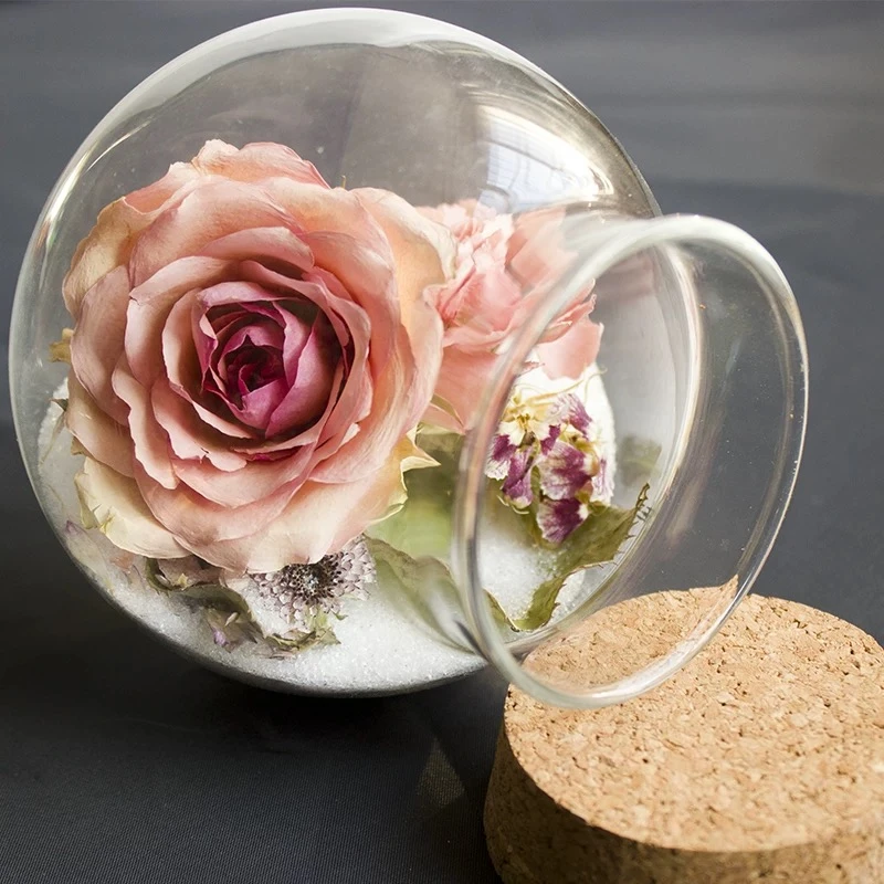 Glass jars for making handicrafts DIY glass bottle craft material