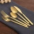 Import Gold Flatware Sets with Square Handle,Popular Cutlery from China