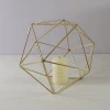 Gold Geometric stands Centerpieces vase 25CM Table Wedding Party Hotel Decoration Home Accessories