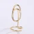 Import Gold Plated Color trendy Nail Ring finger Geometric Shiny Crystal Ins Fingertip Exquisite Opening Adjustable Glitter Nail Tips from China
