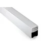 Good heat sink W50*H70mm suspended LED linear light bar aluminium profile channel with driver space inside for LED strip