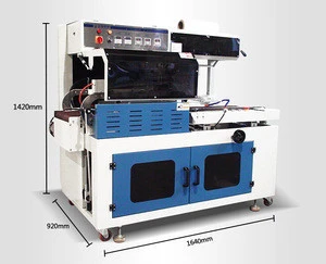 Good quality automatic L bar sealer with shrinking wrapping machine