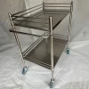 Good Quality Cost-effective 2-tier Hospital Stainless Steel Instrument Trolley