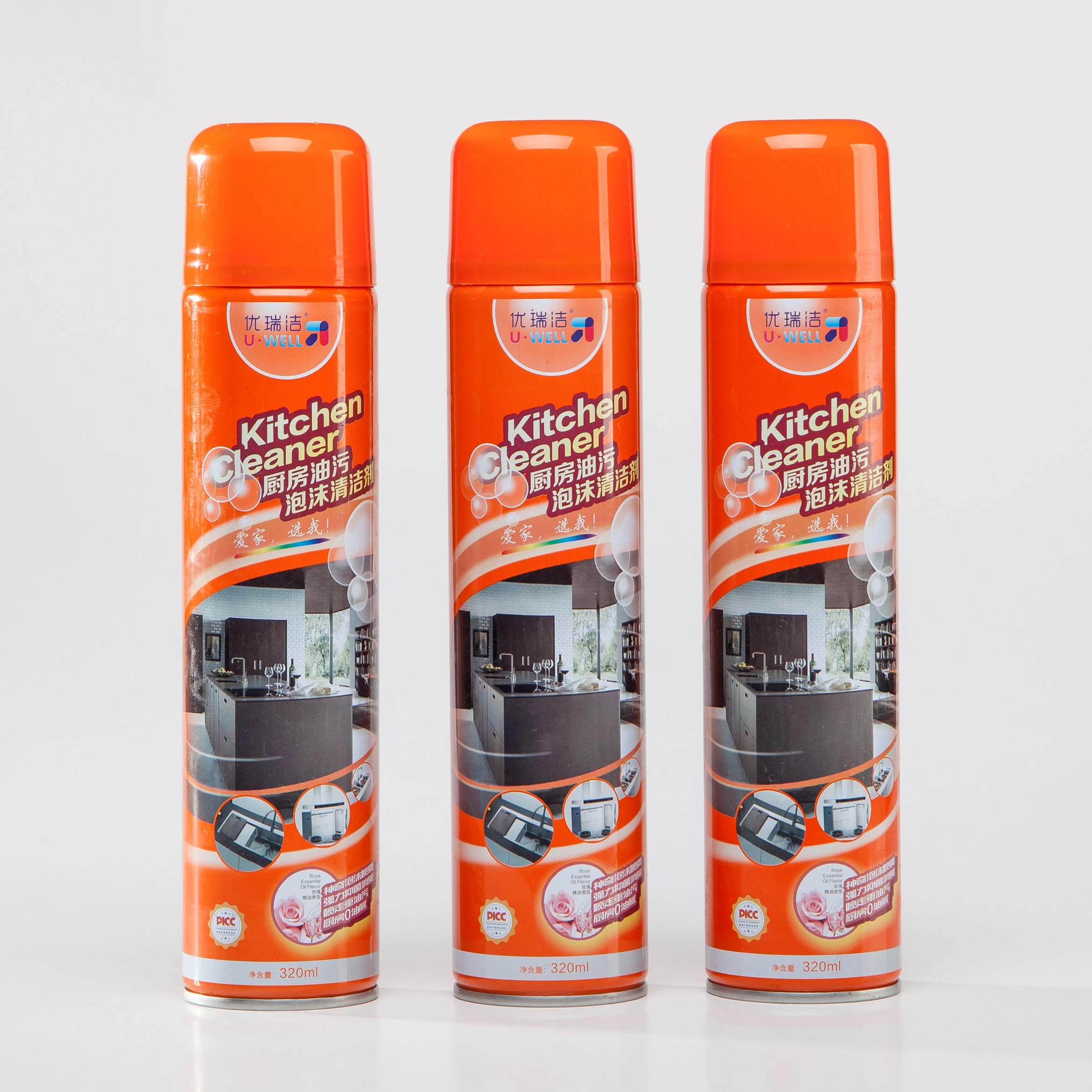 Good quality foam cleaning aerosol can spray  household cleaning  kitchen foam cleaner spray