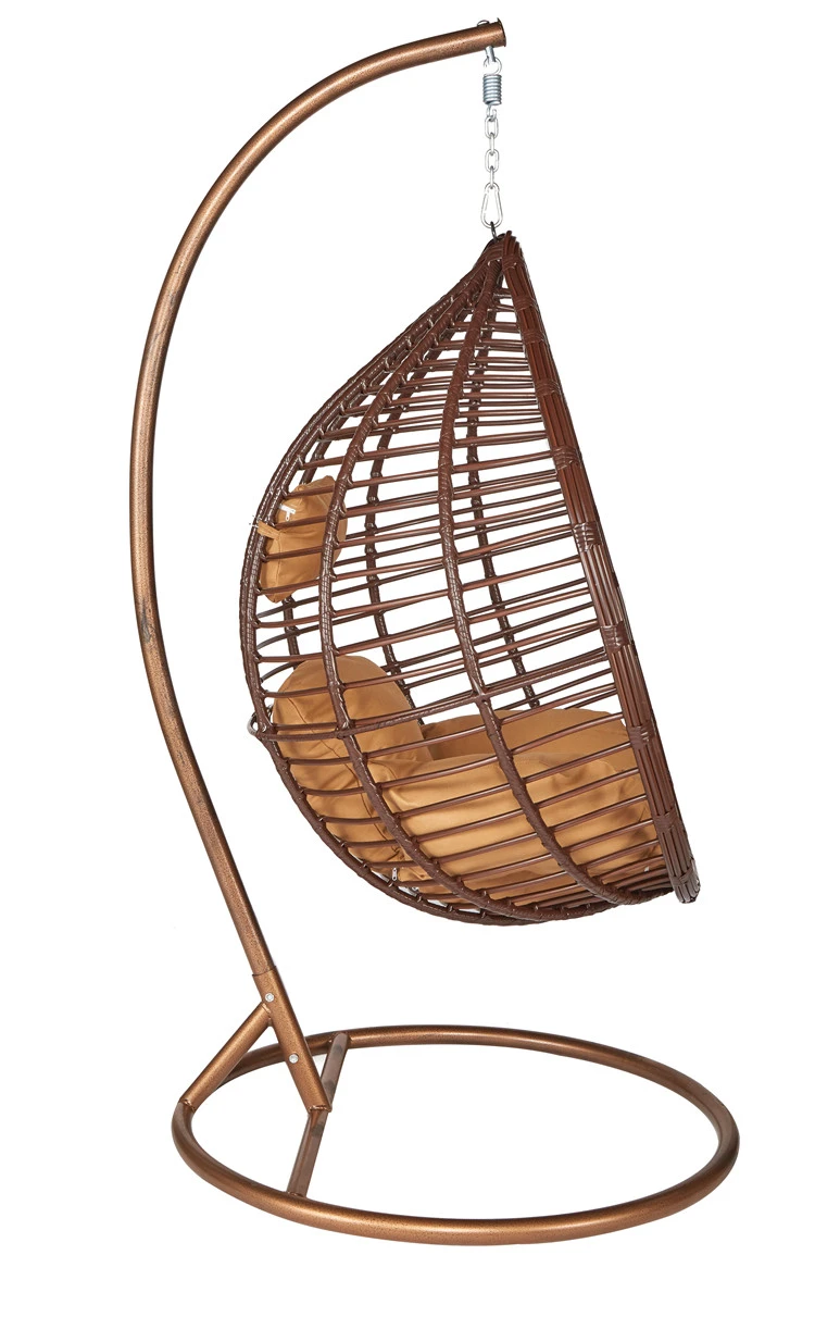Good quality wholesale personalize indoor rattan hanging chair swing hanging chair