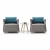 Import Greenfield  Furniture Modern 2 seater Fabric Office Upholstered Functional Sofa set With Power Outlet from China