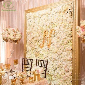 Guangzhou decorative beautiful giant rose artificial flower wall decor for weddings