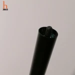 H JINHUI Black Tapered Sofa Foot Metal Furniture Legs