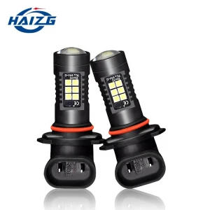 HAIZG auto part fog light  Highlighted  H4 H7 H1112v 24v 30w headlight Led foglight Lamp Car Fog Light