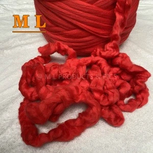 Hand spinning merino chunky yarn wool roving fiber wool tops carpet sheep wool