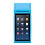 Handheld 4g android pos terminal with printer