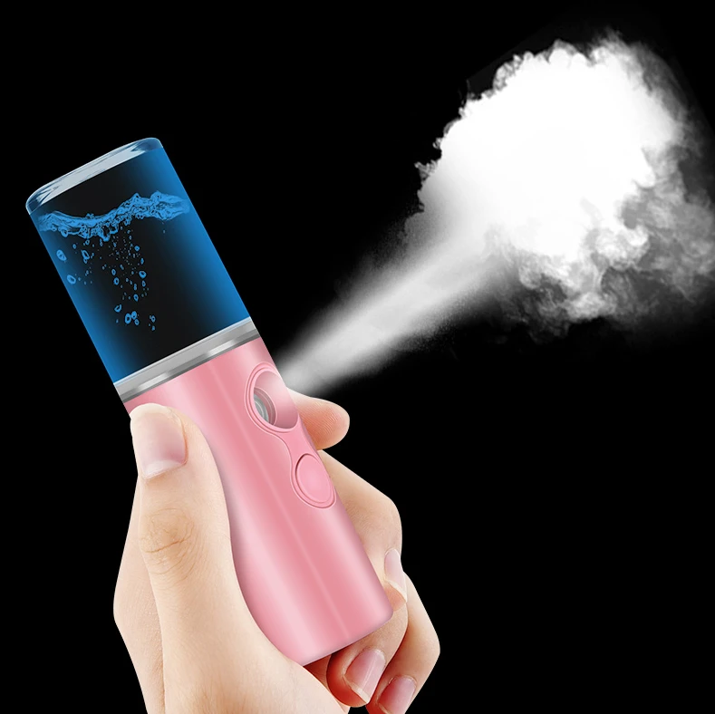 Handheld nano water spray office outdoor car mini air diffuser refresh skin humidifier