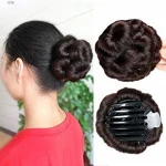 HANNE Hair Chignon Pony Tail Bun Artificial Synthetic Tress Claw In Ponytail Hair