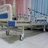 HD adjustable nursing 2 cranks manual hospital bed