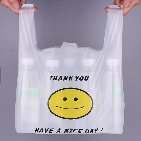 HDPE/LDPE  Manufacturer custom plastic shopping bag
