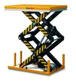 Heavy duty double scissor lift table