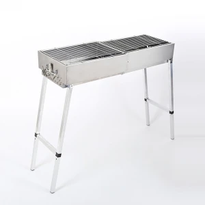Heavy duty grill barbecue charcoal grill 430 stainless steel bbq grill
