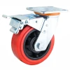 Heavy duty load capacity recyclable pu caster wheels polyurethane mute industrial caster