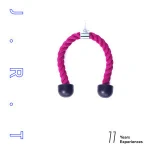 Heavy duty triceps gym rope pull down for fitness body building