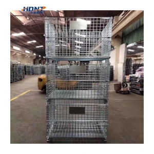 Heavy Duty Wire Mesh Containers for Cargo & Storage Premium Equipment