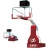Import Height-adjustable Portable Heavy-duty Foldable Manual Hydraulic Basketball Hoop Stand System for Outdoor Usage from China