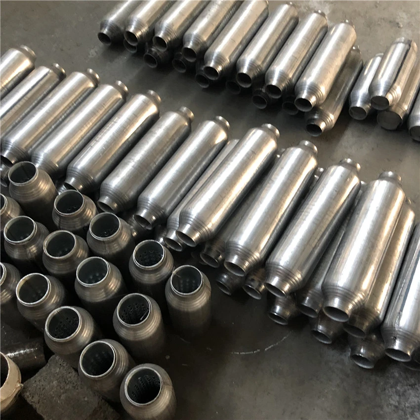 Hengtong Exhaust tips 304 stainless steel  exhaust tips Z041 IN 63MM(2-1/2"), OUT 75MM(3"), L 225MM(9"), STAINLESS, AC409