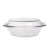 Import high borosilicate glass casserole pot with lid from China