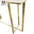 Import High Quality 2020 New Product High Durability 1200*400*780 Gold Modern Dressing Table Console Table from China